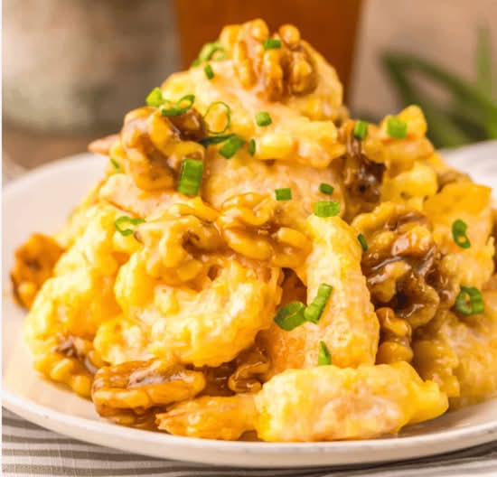 E1. Honey Walnut Shrimp 核桃虾